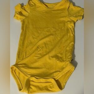 Kyte Yellow bamboo Baby Onesie
